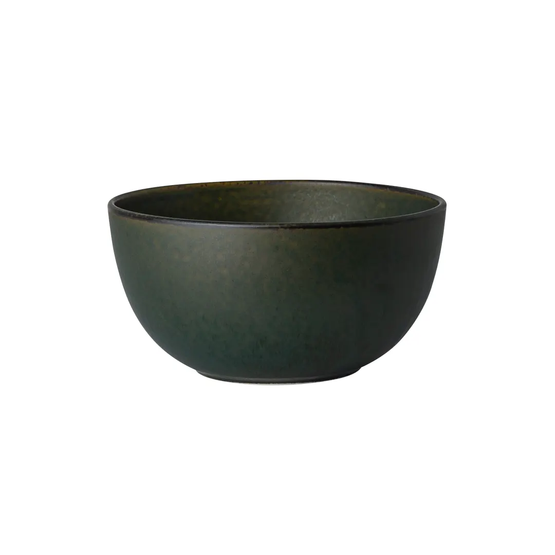 Steelite 6418MY032 - 22 oz Porcelain Bowl, 5.75" X 3.0" Round Wabi Sabi Kelp Finish, - 6/Case