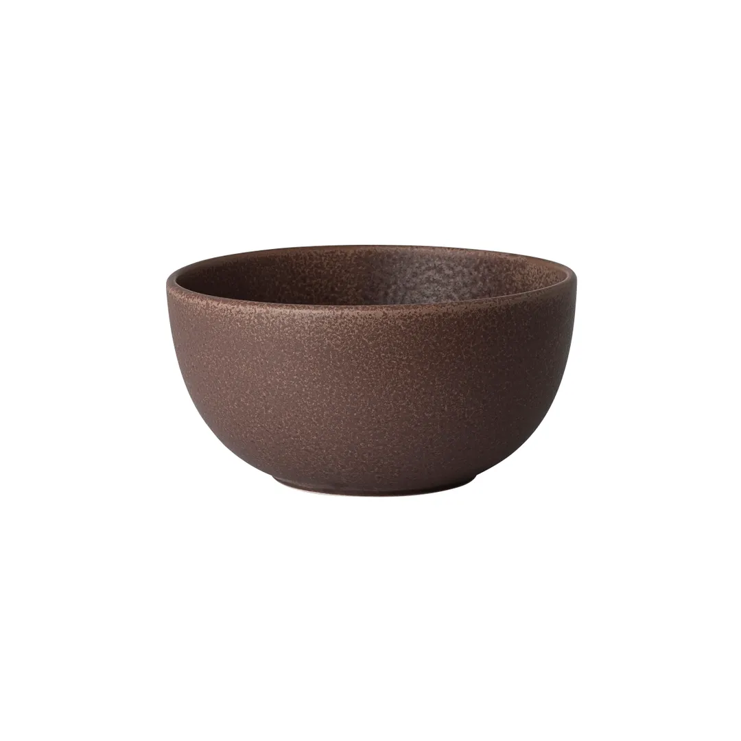 Steelite 6419MY031 - 14 oz Round Porcelain Bowl, 4.75" X 2.375", Plum Wabi‑Sabi Finish - 1 Dozen