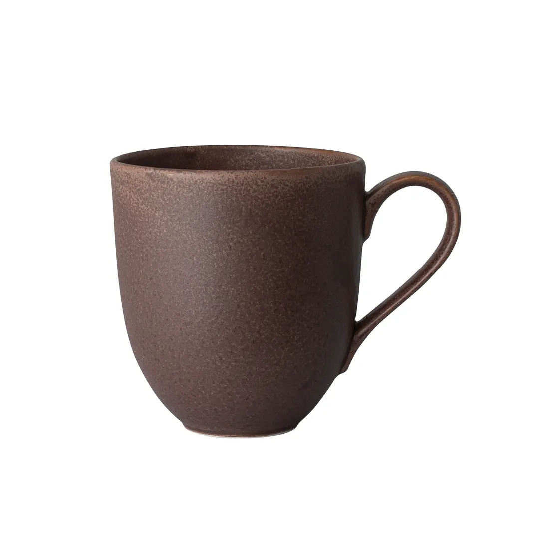 Steelite 6419MY039 - Plum China Mug, 14‑16 oz, 5.25" W x 3.5" D x 4.25" H, Rene Ozorio - 6/Pack