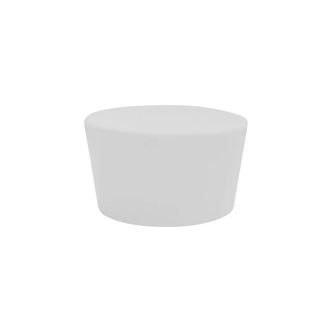 Steelite 6461BW033 Lid - Round Silicone Cover, 2.75" x 1.5", White Finish, Sold Per Case - 6/Case