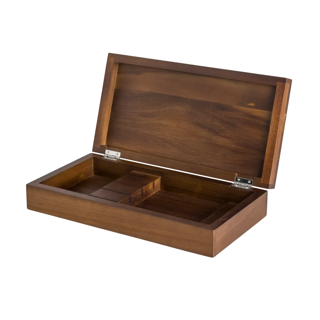 Steelite 6525T235 Hard Case Steak Knife Box, 11.5" X 6.0" X 2.25" Creations Wood, - 8/Case