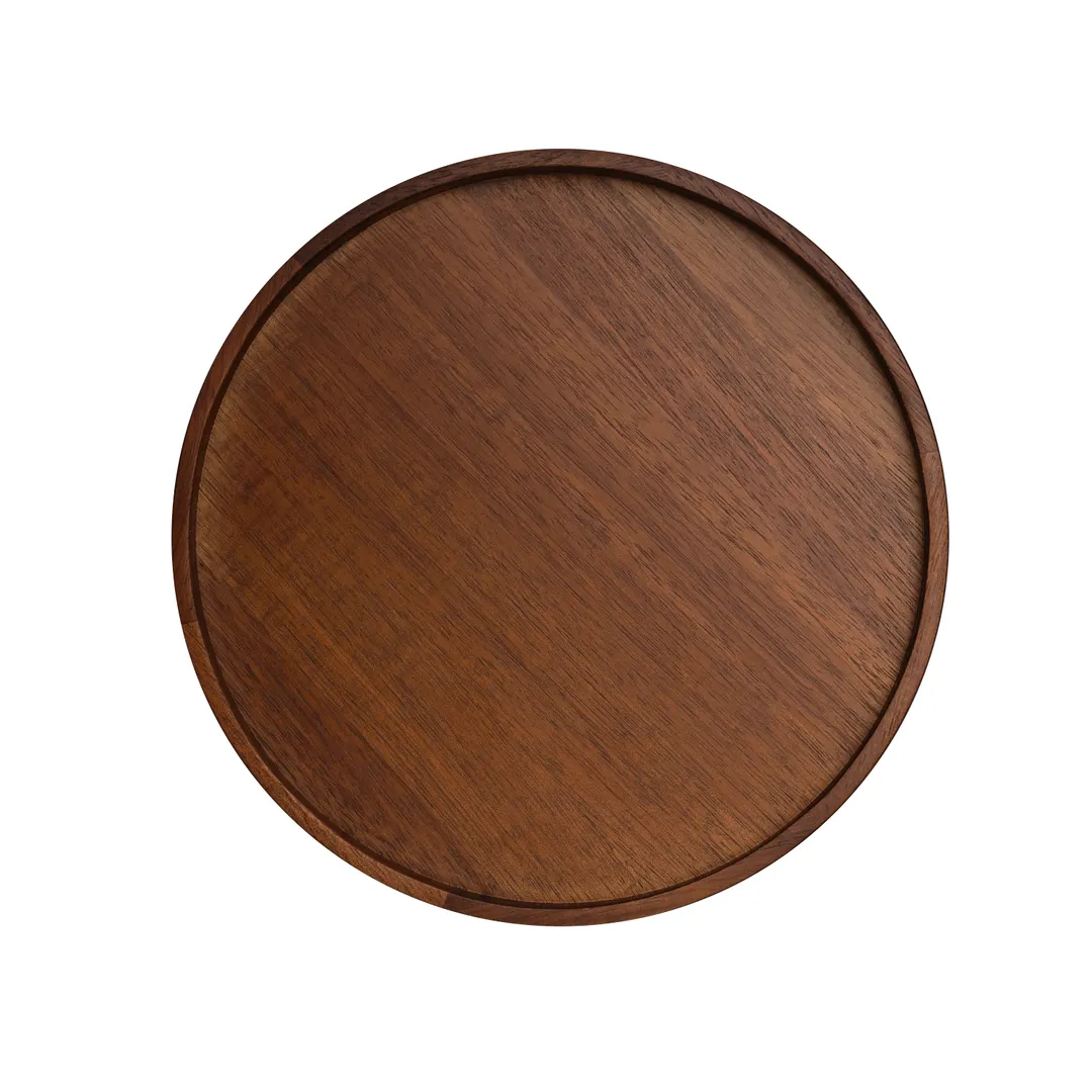 Steelite 6525T243 Wood Tray, 7.25" x 7.25" x 0.625", White Album, Oven Safe, Hand Wash - 1 Dozen