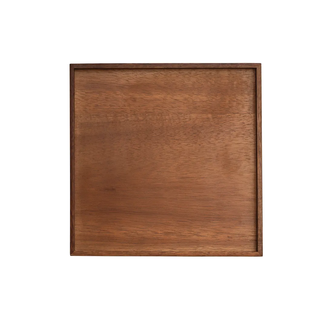 Steelite 6525T244 - Round Wood Tray, 8.75" Dia x 0.63" H, White Album, Oven Safe - 1 Dozen