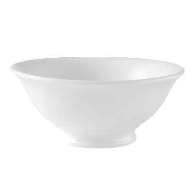 Steelite 6634V605 - 5" Round Porcelain Salad Bowl, 10 oz Capacity, Oven Safe to 660°F - 6/Case