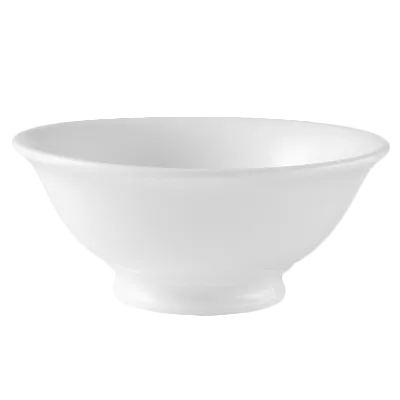 Steelite 6634V606 - 6.5" Porcelain Salad Bowl, 21 Oz, Oven Safe to 660°F, Pillivuyt Style - 1/Case