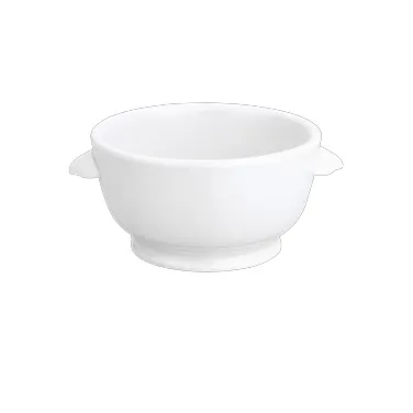 Steelite 6634V613 Onion Soup Bowl, 5" Diameter, 18 oz, Porcelain, Oven Safe to 660°F - 1 Dozen