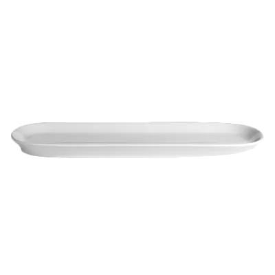 Steelite 6634V660 - Oval Oblong Porcelain Platter 20.75" x 8.25", Oven Safe 660°F/347°C, 1/Case