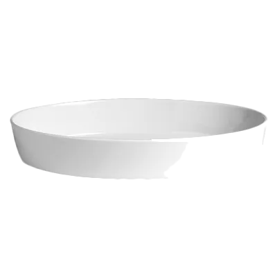 Steelite 6634V714 Oval Baker, 3.5 Qt Porcelain, 14.5" x 10.5" x 2.38", Oven Safe to 660°F - 1/Case