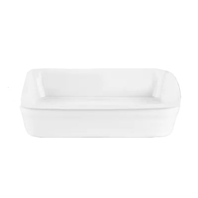 Steelite 6634V722 Rectangle Lasagna Dish 3‑Quart 11.5" × 9" Porcelain Oven Safe 660°F - 1/Case