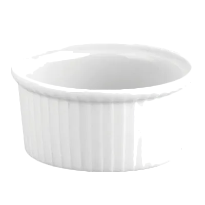 Steelite 6634V735 Ramekin Sauce Cup, Porcelain, 4.0 oz (3" x 1.5"), Oven Safe to 660°F - 1 Dozen