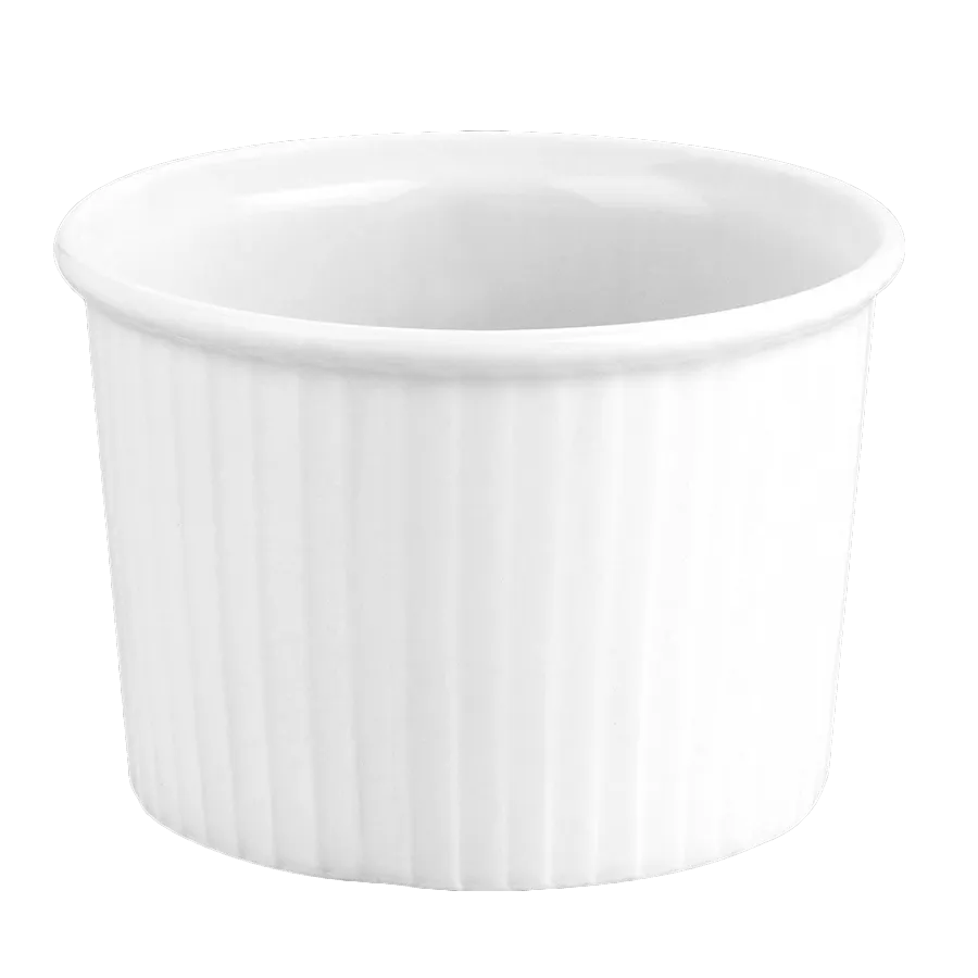 Steelite 6634V738 Deep Porcelain Ramekin, 6 oz (3.25" x 2.25"), Oven‑Safe to 660°F - 1 Dozen