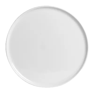 Steelite 6634V846 - 11" Round Porcelain Pillivuyt Cake Platter, Oven Safe to 660°F/347°C, - 1/Case