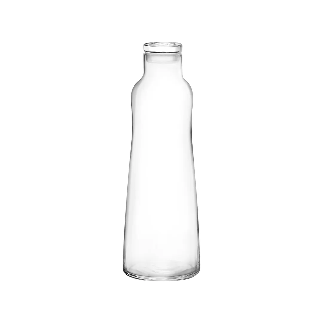 Steelite 665RCR321 Bottle 1.0 Qt 35-45 oz Glass 3.5" x 10.75" RCR Crystal, Dishwasher Safe - 4/Case