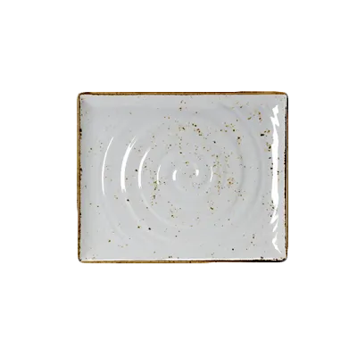 Steelite 68A416EL593 Gastronorm Rectangular Serving Tray, 12"-3/4 x 10"-1/2, White Melamine - 3/Case