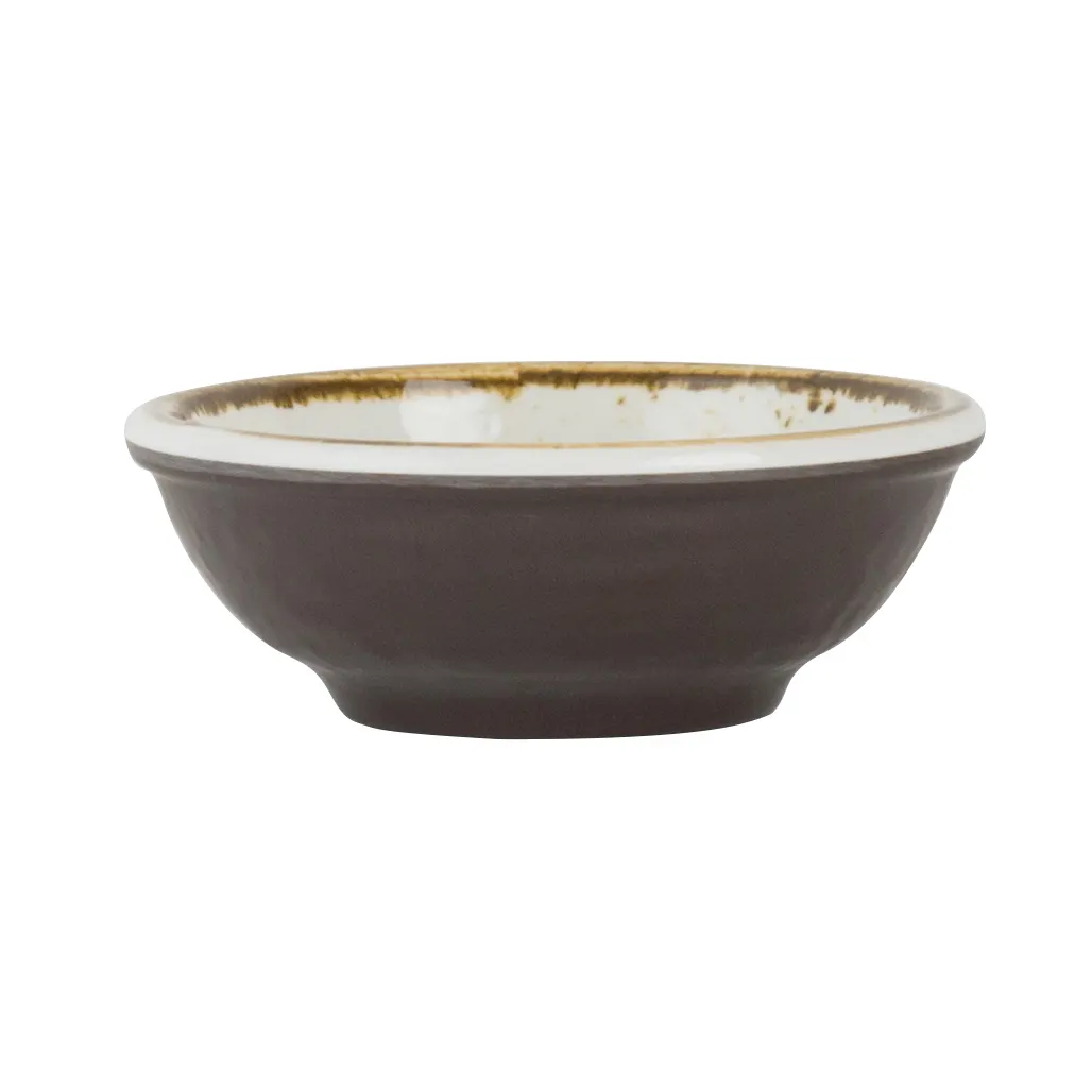 Steelite 68A540EL786 Ramekin, 4 Oz (4" Dia × 1‑3/8" H), Round Melamine, Craft White - 6/Case