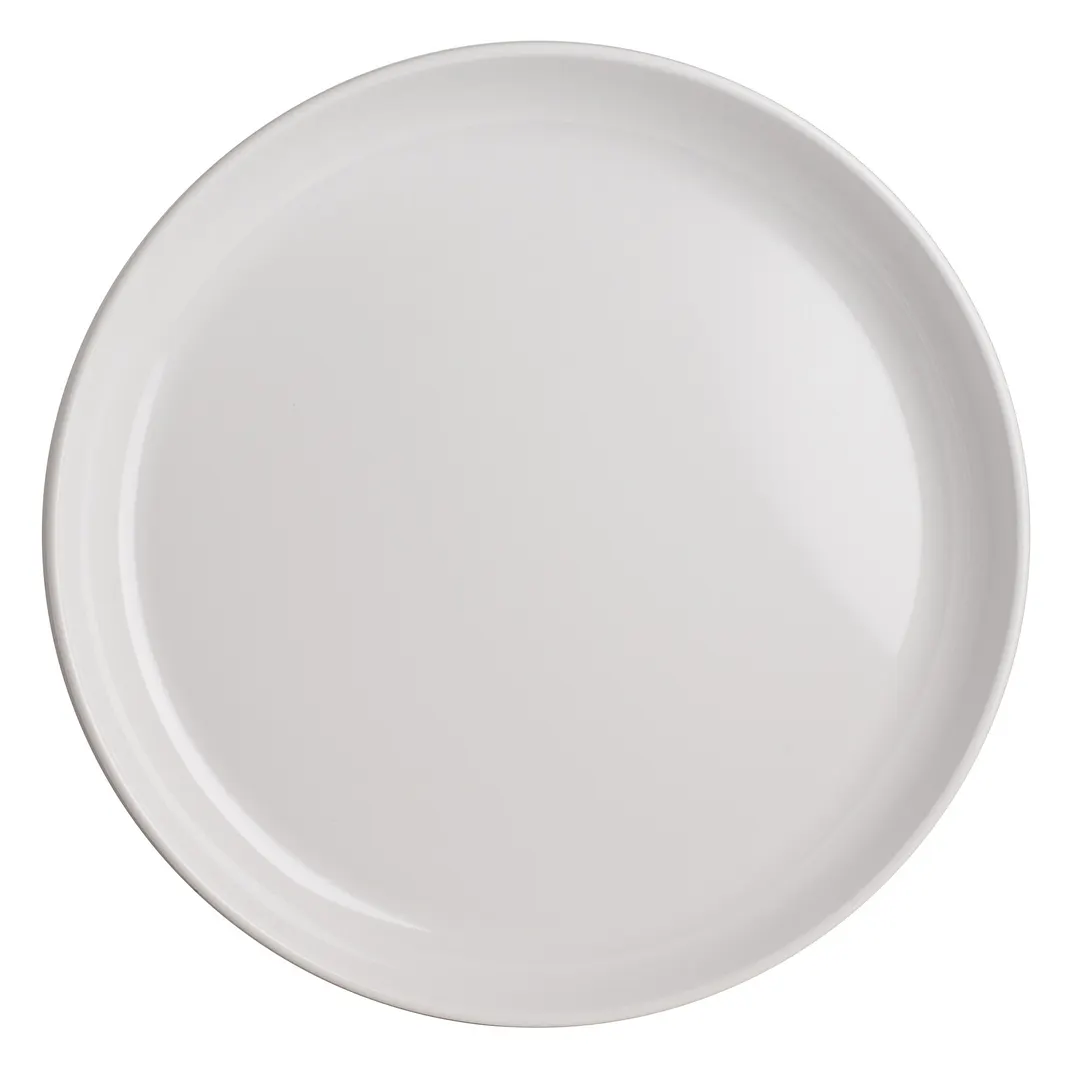 Steelite 68A632EL860 - 13" x 2" Round Melamine Bowl, 112 oz 3.5 Quart Craft White, - 1 Dozen