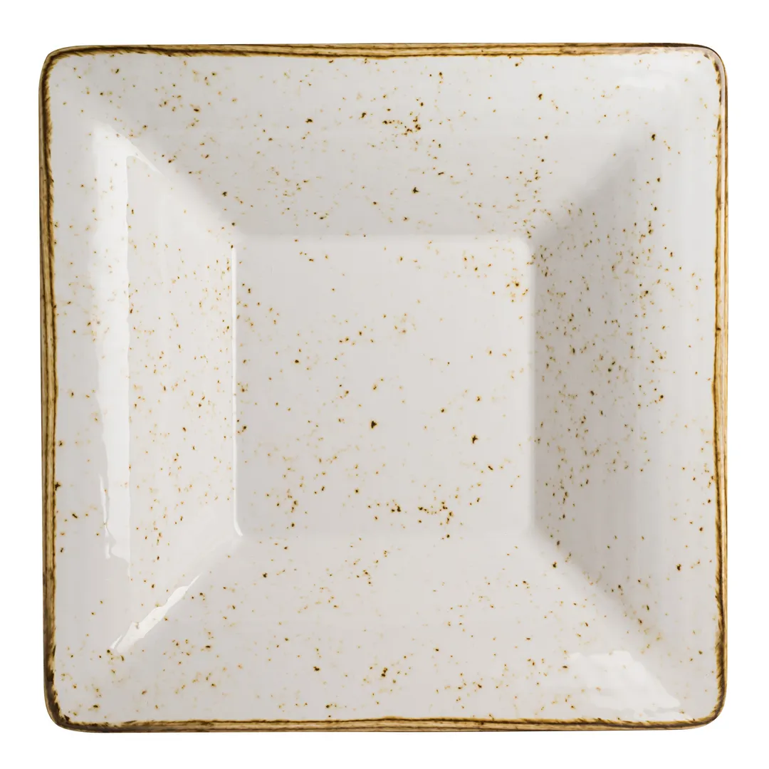 Steelite 68A632EL865 - Square Melamine Bowl, 13½" x 3" H, 3 Qt (96 Oz) White, - 6/Case