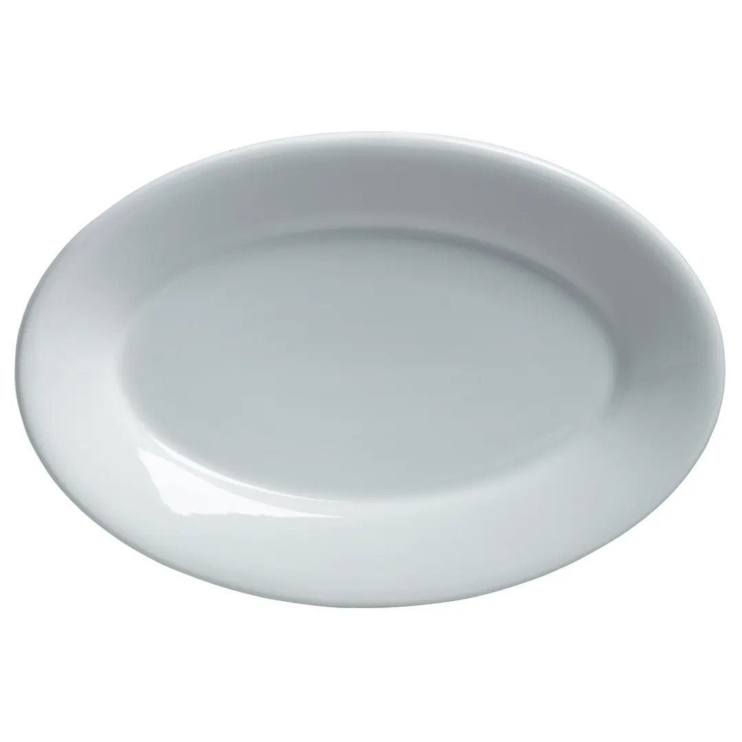 Steelite 6900E430 - Oval Porcelain Platter 7" x 4-1/2" x 1", Classic Cafe Finish - 1 Dozen