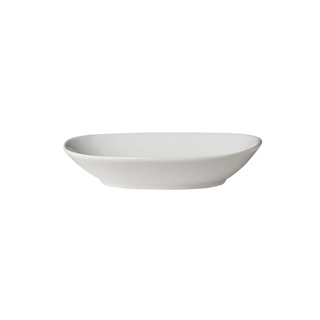 Steelite 6900E5039 Casserole Dish, 10 oz, 6-7/8" x 5" x 1-1/4" Porcelain White Bistro - 1 Dozen