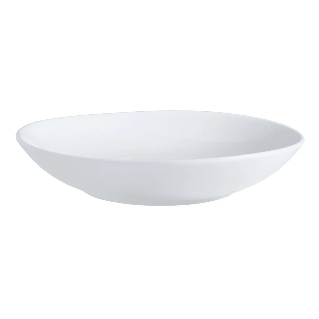Steelite 6900E5077 - 10" Round Porcelain Bowl, 1.0 Qt (32 oz) White Cafe Porcelain, - 1 Dozen
