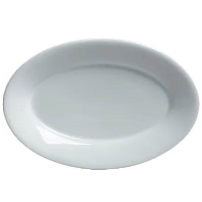 Steelite 6900E520 Oval Porcelain Platter 11.5" x 7.75" Varick Classic Cafe Finish - 1 Dozen