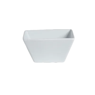 Steelite 6900E560 12‑Oz Square Porcelain Bowl, 4‑7/8" x 2‑3/8" General Use - 1 Dozen