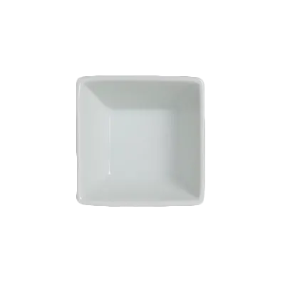 Steelite 6900E571 - Square Porcelain Bowl, General Use, 6 oz, 3-5/8"×2" Size, 1 Dozen