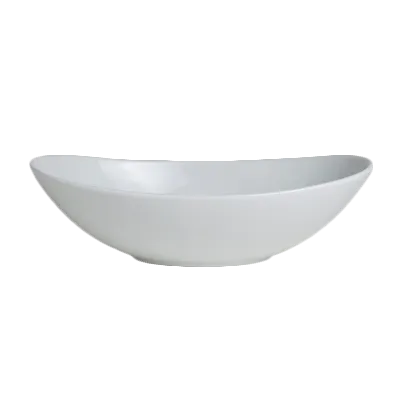 Steelite 6900E587 Oval Porcelain Dinner Bowl, 15 oz Capacity, 7" Diameter, General Usage – 1 Dozen