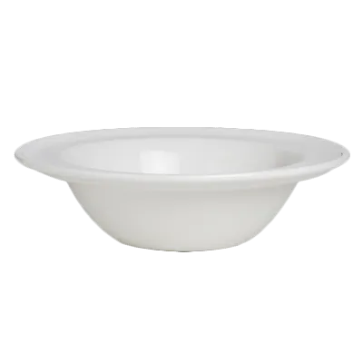 Steelite 6940E6048 Fruit Bowl, 5-1/4" Dia x 1-1/4" H, 4.5 Oz, Porcelain, Rim, Microwave - 1 Dozen