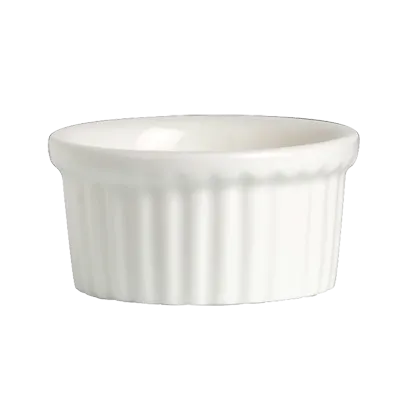 Steelite 6940E6084 China Ramekin, 2‑3/8" x 1‑1/4" H, 2‑3 oz, White Porcelain, Folio Finish - 1 Dozen