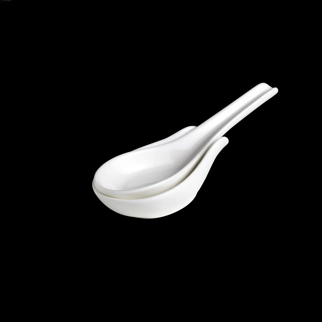 Steelite 6940E620 - Porcelain Spoon Rest, 3-1/2" x 2-1/8", Microwave Safe, Folio - 1 Dozen