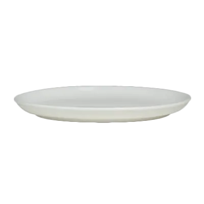 Steelite 6940E641 Porcelain Oval Rim Platter, 13.5" x 8.5", Microwave/Dishwasher Safe - 1 Dozen