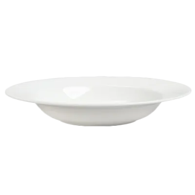 Steelite 6940E679 - 12‑Oz White Porcelain Soup Bowl, 9" x 1‑5/8" , Microwave Safe - 1 Dozen