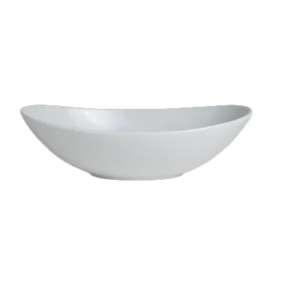 Steelite 6940E684 - Oval 8" Porcelain Bowl, 15.5 Oz Capacity, Microwave/Dishwasher Safe - 1 Dozen