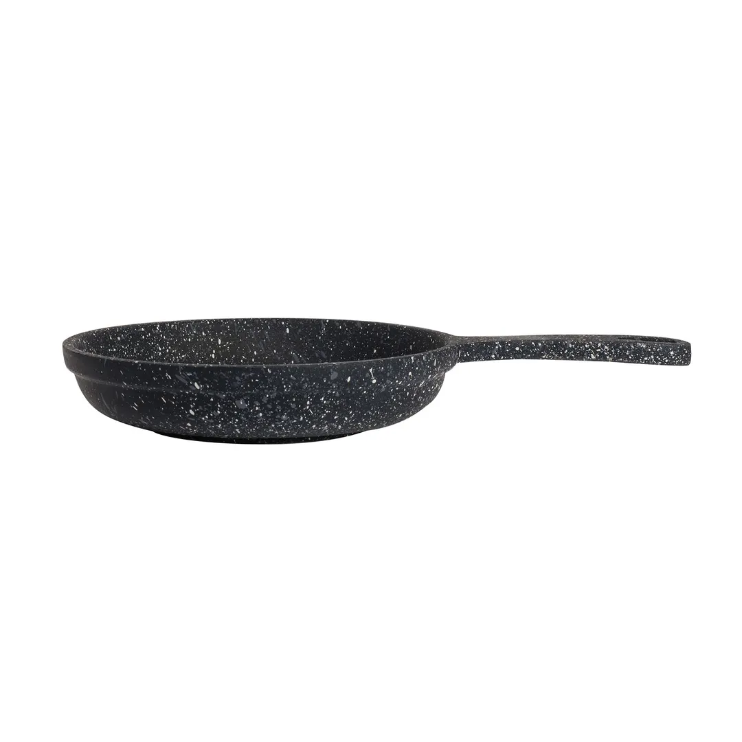 Steelite 6976QU008 Fry Pan, 16-oz 6.5" Dia, 4-ply Aluminum, Black Finish, Oven-Safe 450°F - 2/Case