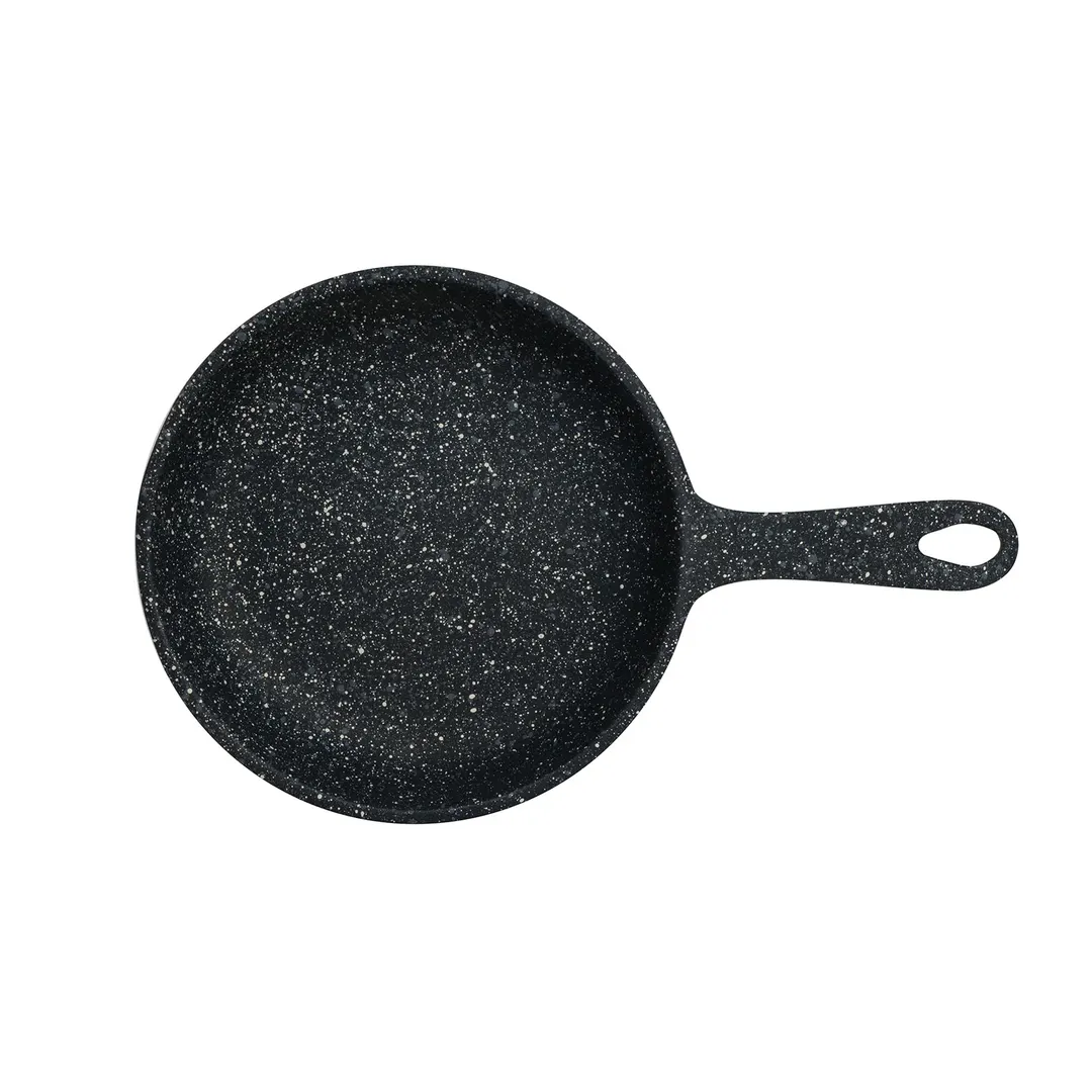 Steelite 6976QU008 Fry Pan, 16-oz 6.5" Dia, 4-ply Aluminum, Black Finish, Oven-Safe 450°F - 2/Case