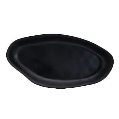 Steelite 7000DD003 Bowl 2.75 Qt 19½"x10"x2¼" Black Melamine BPA‑Free 240°F Dishwasher Safe - 6/Case