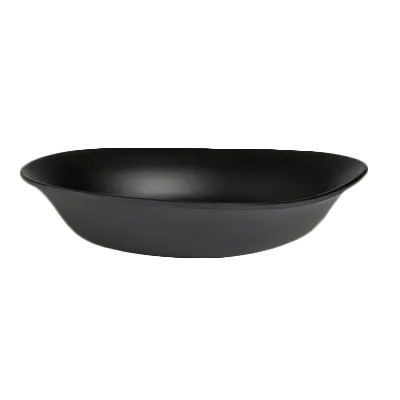 Steelite 7000DD024 Melamine Salad Bowl, 7" Dia x 1.5" H, 13 oz Black, BPA‑Free - 1 Dozen