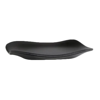 Steelite 7000DD025 Melamine Plate, 9.5" Black, Break-Resistant, Dishwasher Safe, BPA-Free - 1 Dozen