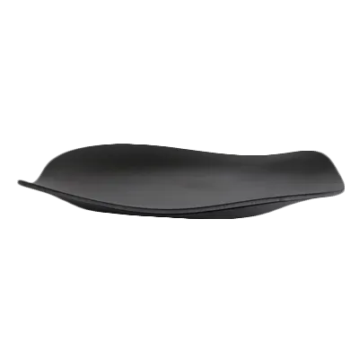 Steelite 7000DD030 Appetizer Plate, 8.25" Black Melamine, 240°F, Dishwasher Safe, BPA‑Free - 1 Dozen