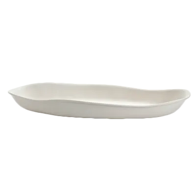 Steelite 7002DD003 Antipasto Bowl, 2.75 Qt (19-1/2" x 10" x 2-1/4"), Beige Melamine, BPA-Free-6/Case
