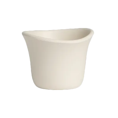 Steelite 7002DD018 - 3 oz Beige Melamine Sauce Dish, Break-Resistant, 240°F Heat, BPA-Free - 1 Dozen