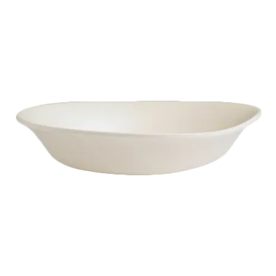 Steelite 7002DD023 - 10" Beige Melamine Pasta Bowl, 39 oz, Dishwasher Safe, 240°F Max - 1 Dozen