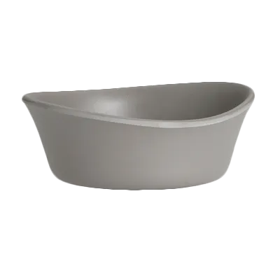 Steelite 7006DD018 Sauce Dish, 3 oz, 2.75" x 2.25" Gray Melamine, Marisol Delfin - 1 Dozen