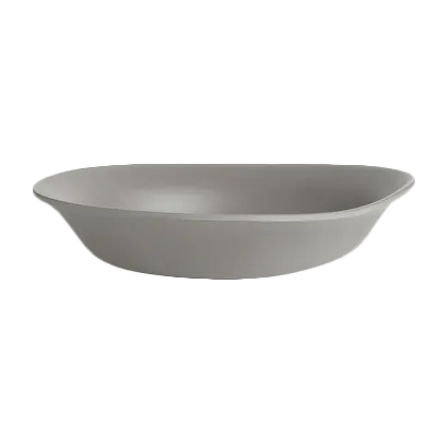 Steelite 7006DD023 Plastic Pasta Bowl, 10" Diameter, 34 Oz (1.25 Qt) Gray Melamine - 1 Dozen