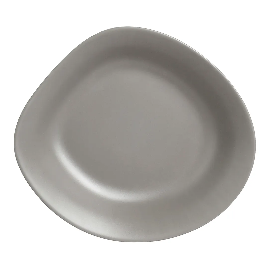 Steelite 7006DD023 Plastic Pasta Bowl, 10" Diameter, 34 Oz (1.25 Qt) Gray Melamine - 1 Dozen