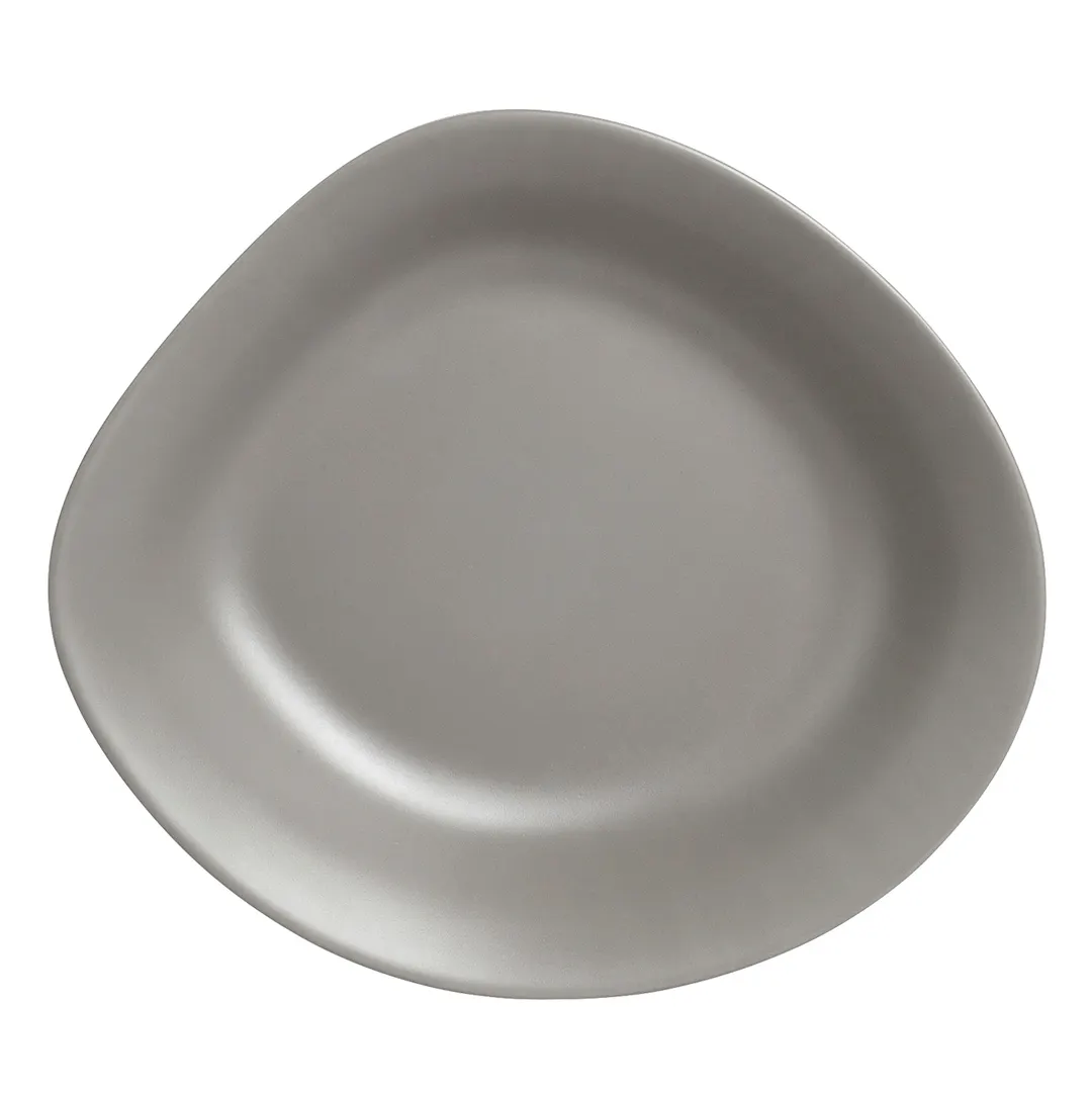 Steelite 7006DD024 - 7" Gray Melamine Salad Bowl, 13 oz Capacity, Reusable Plastic, - 1 Dozen