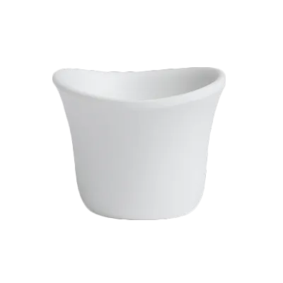 Steelite 7008DD018 Sauce Dish, 3 oz, 2.75" x 2.25" White Melamine Marisol Delfin - 1 Dozen