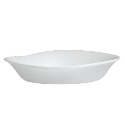 Steelite 7008DD023 - 10" White Melamine Pasta Bowl, 1.25 Qt (34 Oz) Capacity - 1 Dozen