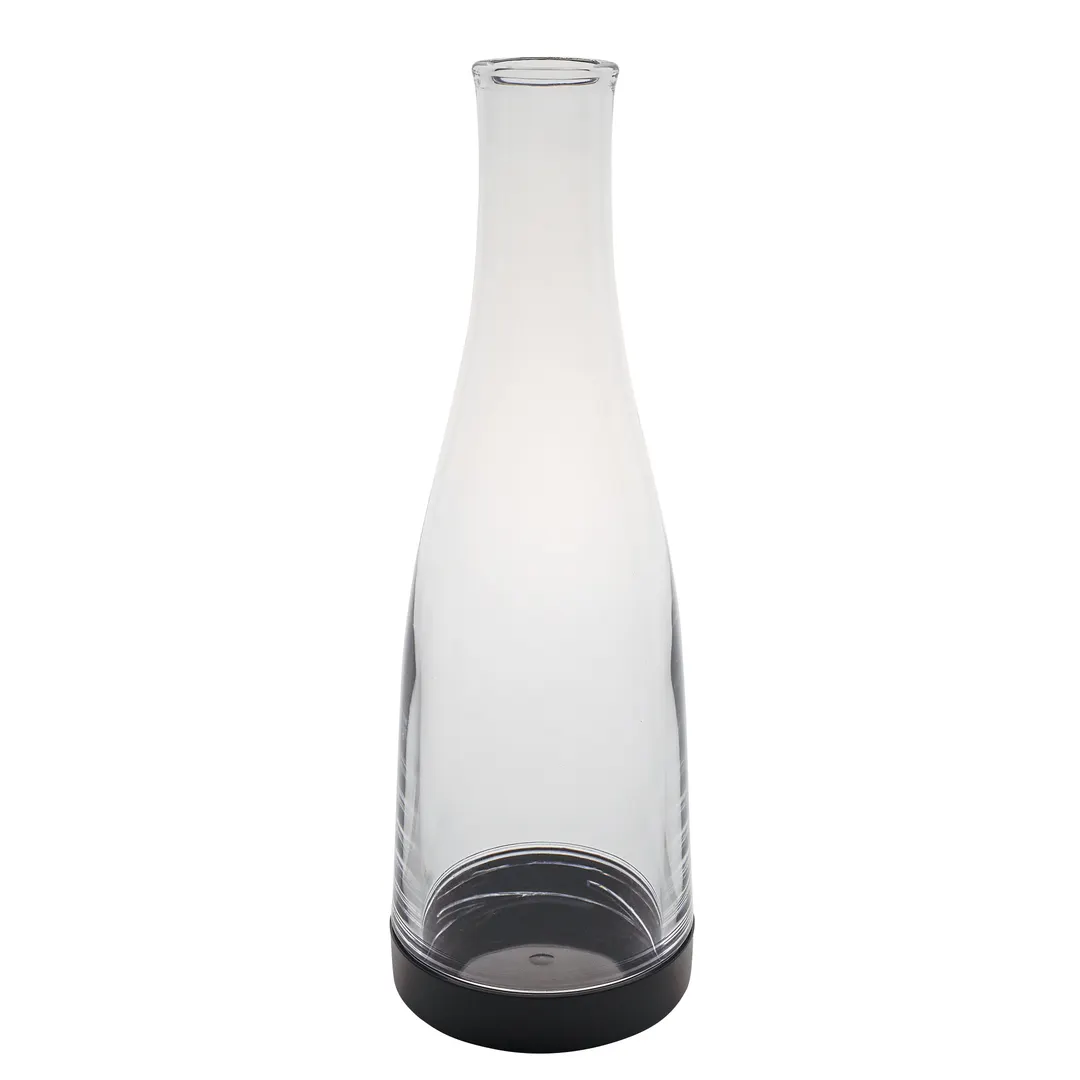 Steelite 7030DR007 Clear Plastic Carafe, 1.0 Qt (24-34 Oz) 3.875" x 11.625", Aspen Finish - 1 Dozen